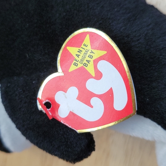 ty Beanie Baby - Waves the Whale with Label Errors - 1996 - Picture 4 of 11